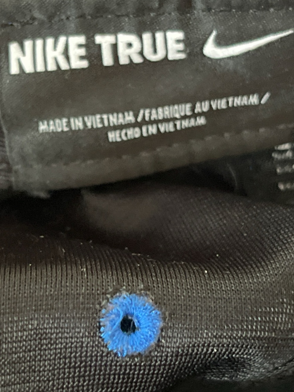 Nike Blue Graphic Five-Panel Cap with White Logo - Picture 11 of 12